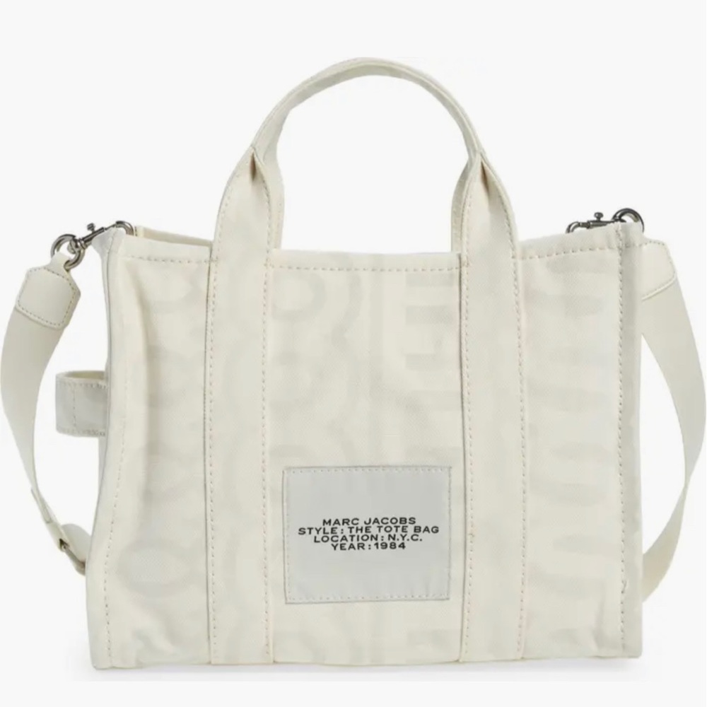 NWT Marc Jacobs The Mini Tote Eggshell/Optic White